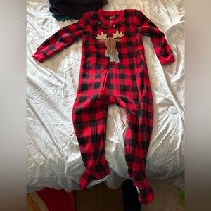 2 carters toddler fleece footies